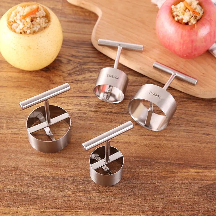 Hendrano™ Stainless Steel Twin-Blade Apple and Pear Corer Tool