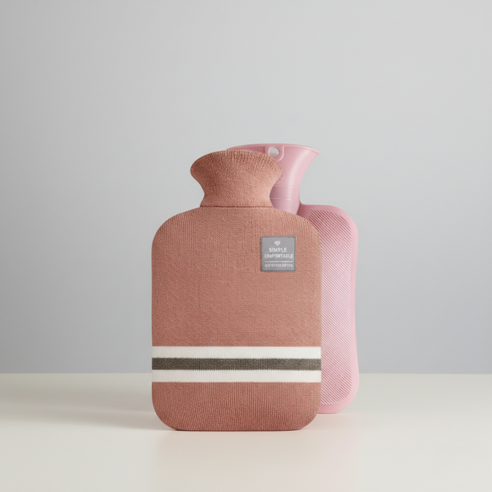Hendrano™ 2 Liter Hot Water Bottle with Knit Cover, Warm for Hours
