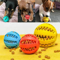 Hendrano™ Tough Rubber Treat Ball for Dogs and Cats, Chew and Fetch Toy