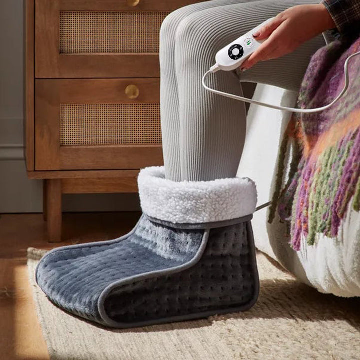 Hendrano™ Electric Foot Warmer with Fluffy Lining &amp; Adjustable Heat