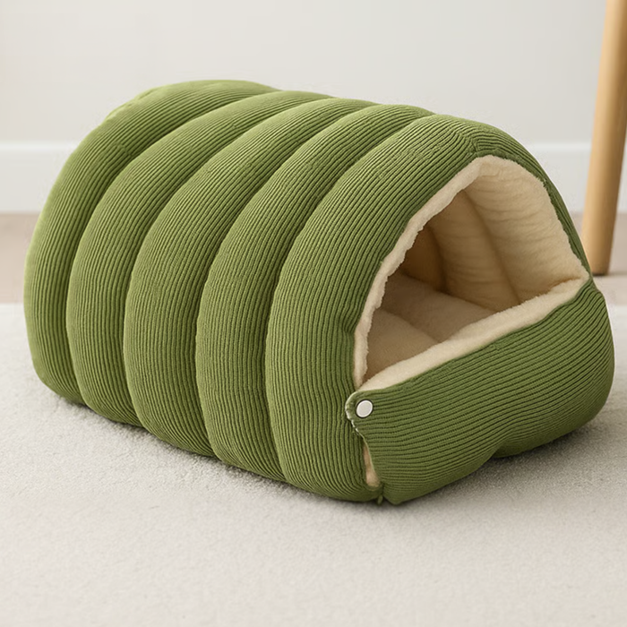 Hendrano™ Puffer Jacket Pet Bed with Warm Fleece Lining