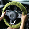 Hendrano™ Plush Winter Steering Wheel Cover – Soft and Warm Grip