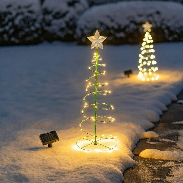 Hendrano™ Solar Christmas Tree Light with Star That Glows Every Night