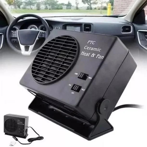 Hendrano™ Portable 12V Car Heater &amp; Fan, 150–300W Ceramic