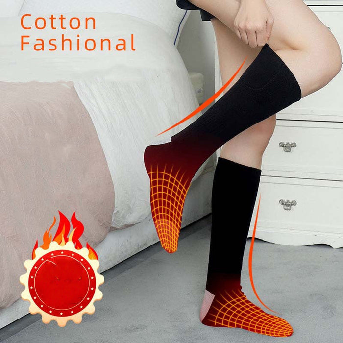 Hendrano™ USB Rechargeable Heated Socks – Water-Resistant and Soft