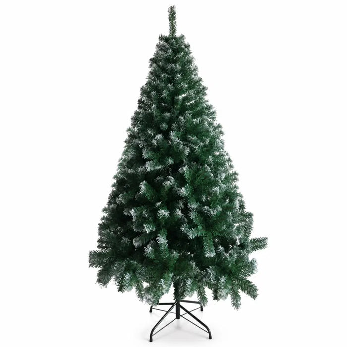 Hendrano 6 ft Light Green Christmas Tree with Frosted Tips