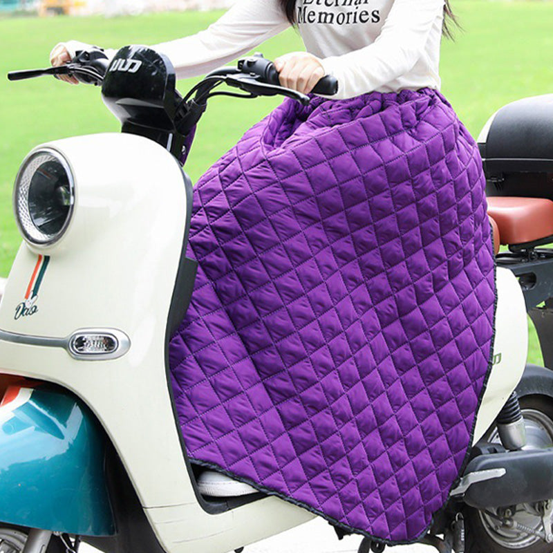Insulated Bike Lap Cover That Keeps Wind and Rain Out