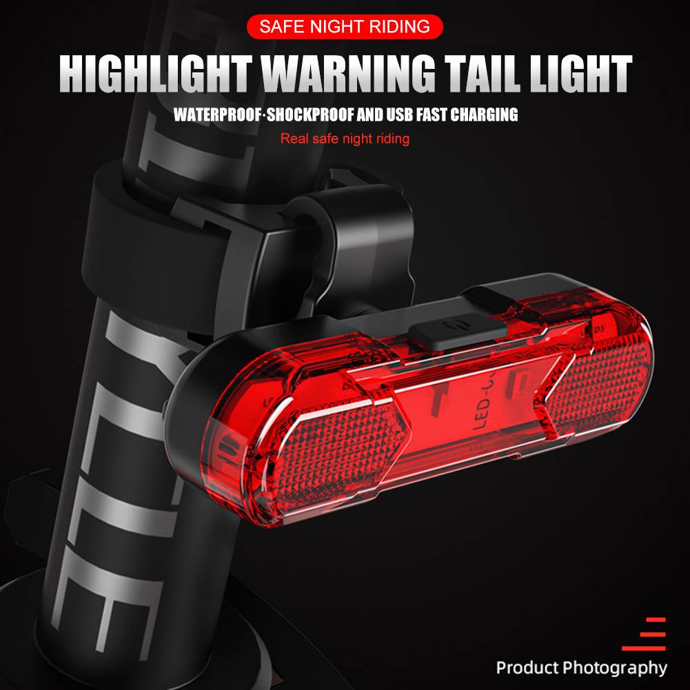 Hendrano™ 1000 Lumen Rechargeable Bike Headlight and Taillight Set
