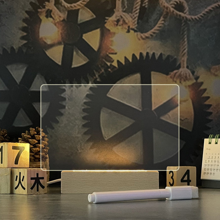 Hendrano LED Message Board Lamp with Glow Pen