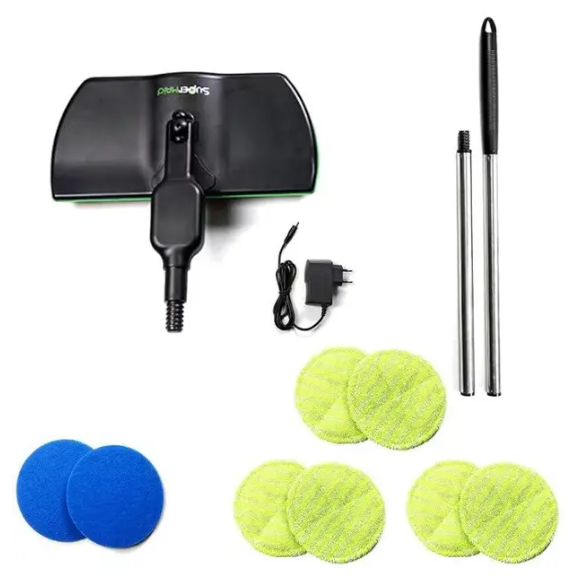Cordless Electric Spin Mop with Dual Rotating Heads