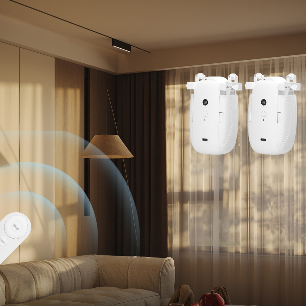 Automatic Robot Curtain Opener with Remote Control