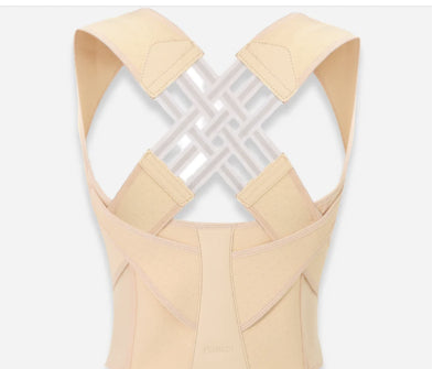 Unisex posture corrector brace with straps