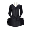 Black back posture corrector with stays