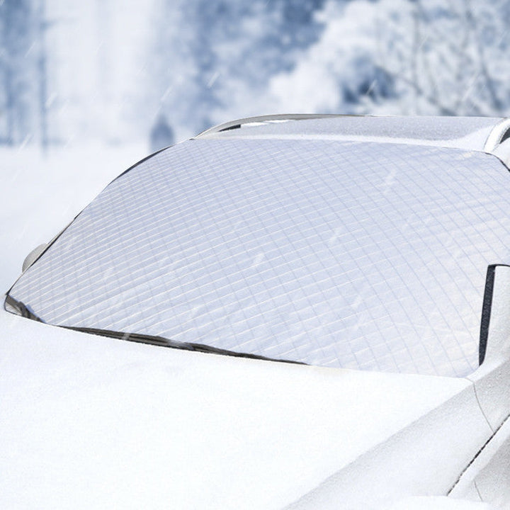 Magnetic Windshield Snow Cover with Side Mirror Covers