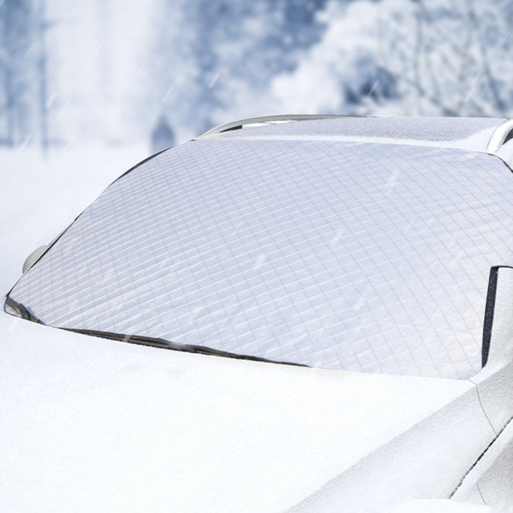 Magnetic Windshield Snow Cover with Side Mirror Covers