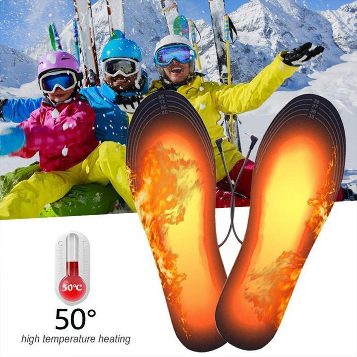 Hendrano™ USB Heated Shoe Insoles That Trim to Fit Boots and Sneakers