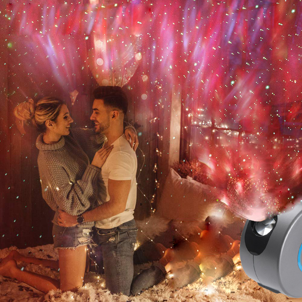 Galaxy Starry Sky Projector with Rotating 7 Color Dynamic Lights