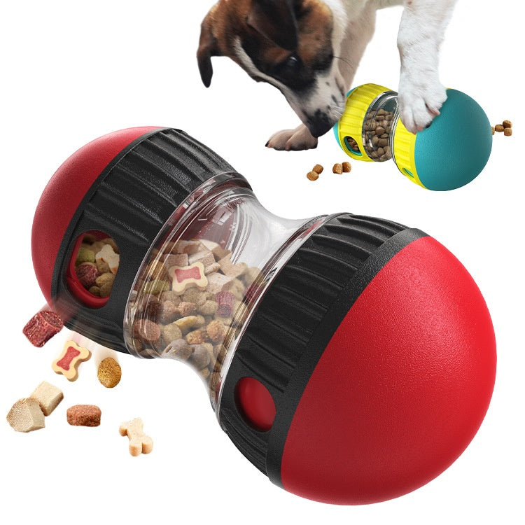Treat dispensing wobble toy for dogs