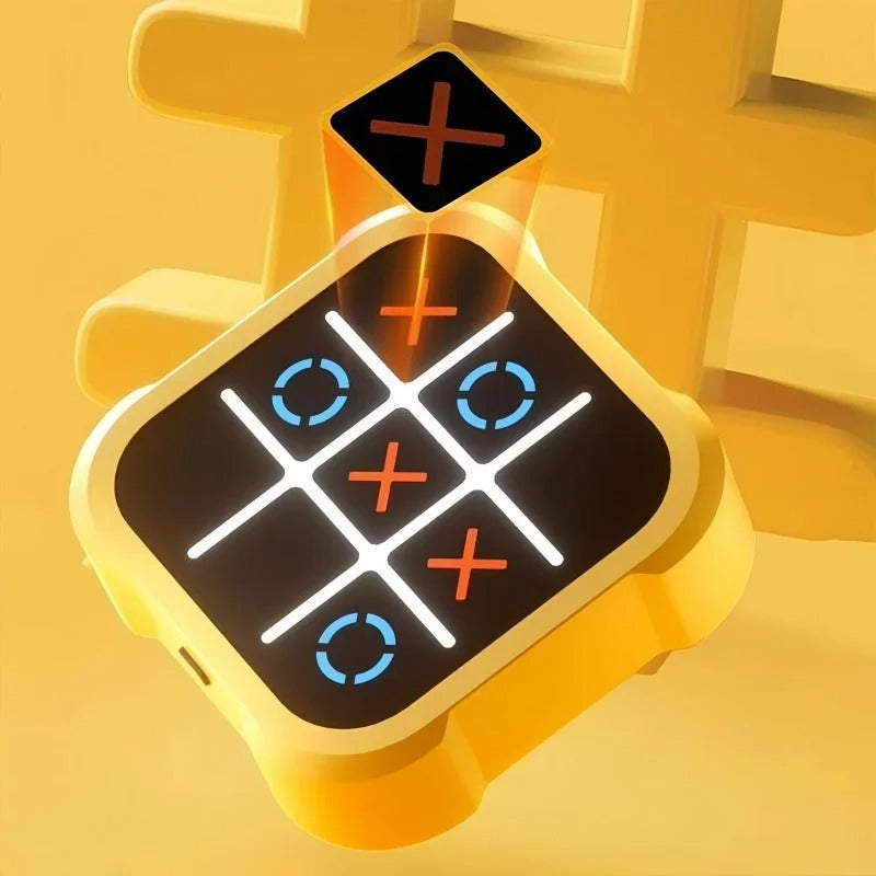Electronic Tic-Tac-Toe Game with Nine Challenge Levels