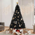 Full black spruce artificial Christmas tree