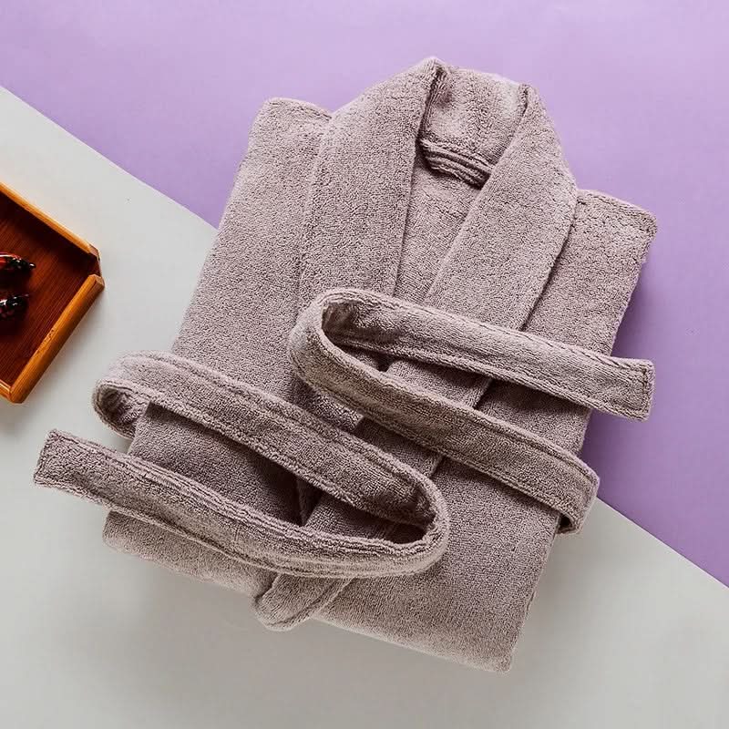 Men’s Long Fleece Bathrobe – Warm Winter Robe