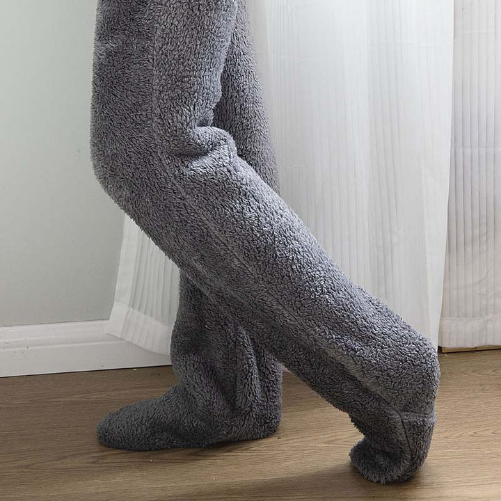 Thermal Knee Warmer Socks for Cold Winter Days