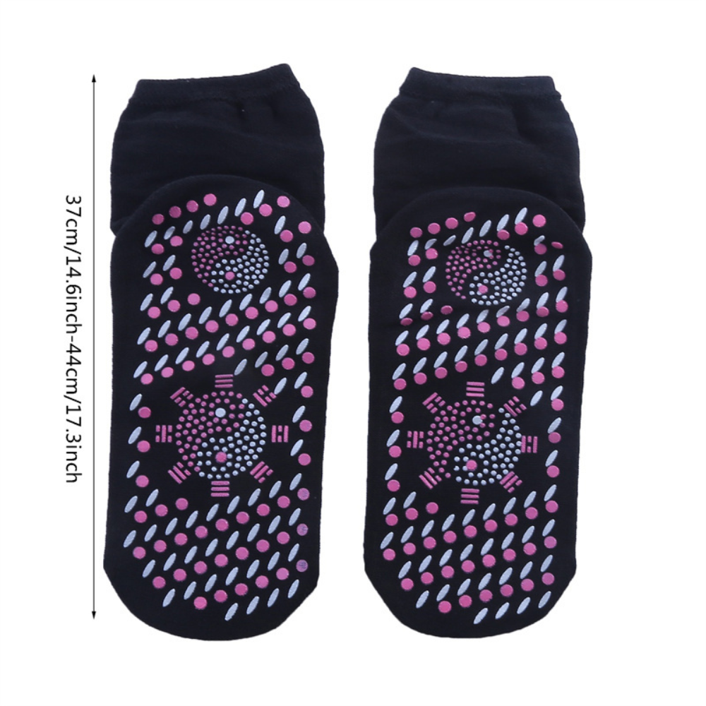 Rechargeable Heated Athletic Socks, 5-Pair Set – Unisex