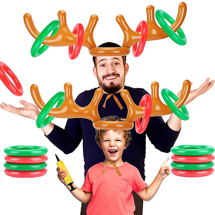 Hendrano™ Reindeer Antler Ring Toss Game for Holiday Parties