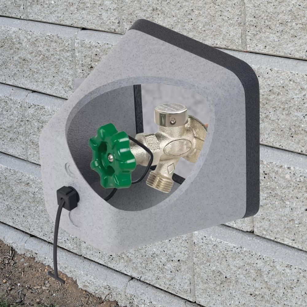 Insulated Outdoor Faucet Cover – Winter Freeze Protection