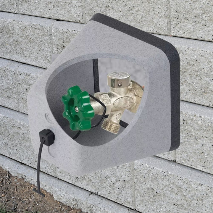 Insulated Outdoor Faucet Cover – Winter Freeze Protection