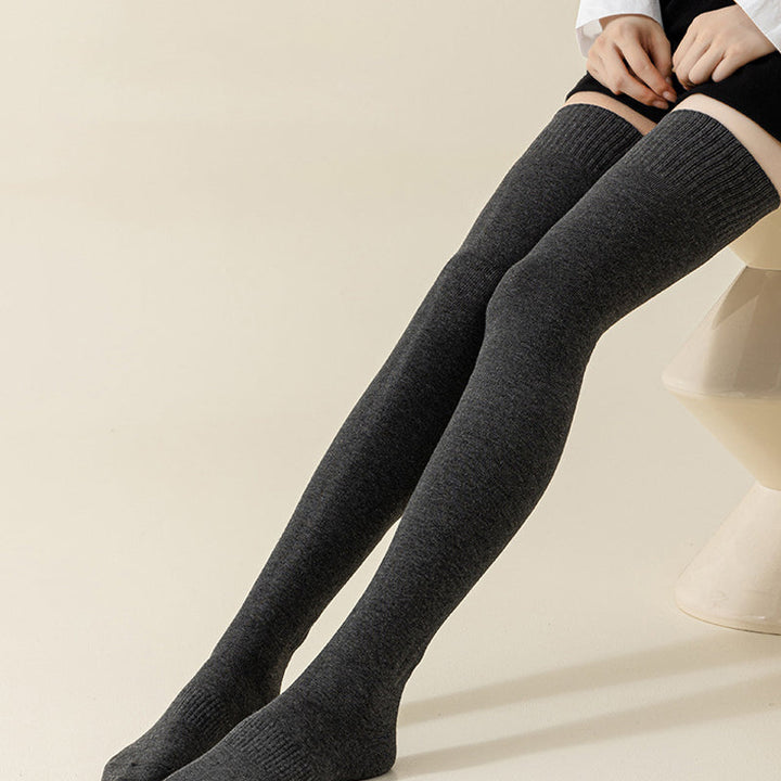 Thick Cotton High Socks for Warm Feet, Hiking and Home