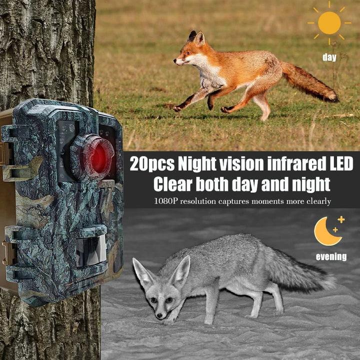 Mini 16MP Trail Camera with Night Vision and PIR Sensor