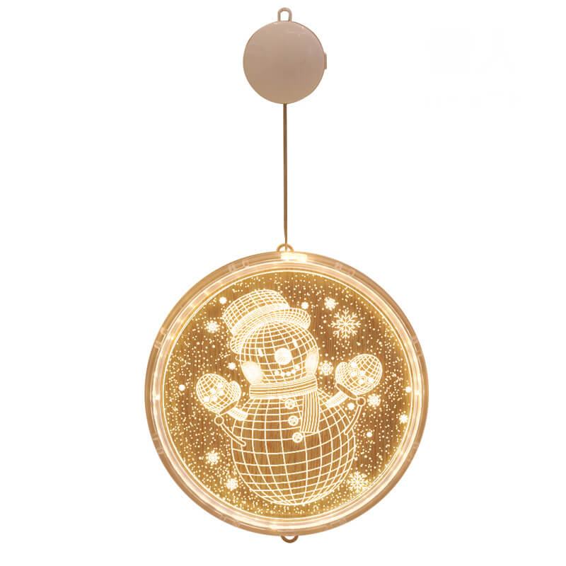 Hendrano™ Acrylic LED Christmas Window Light with Suction Cup
