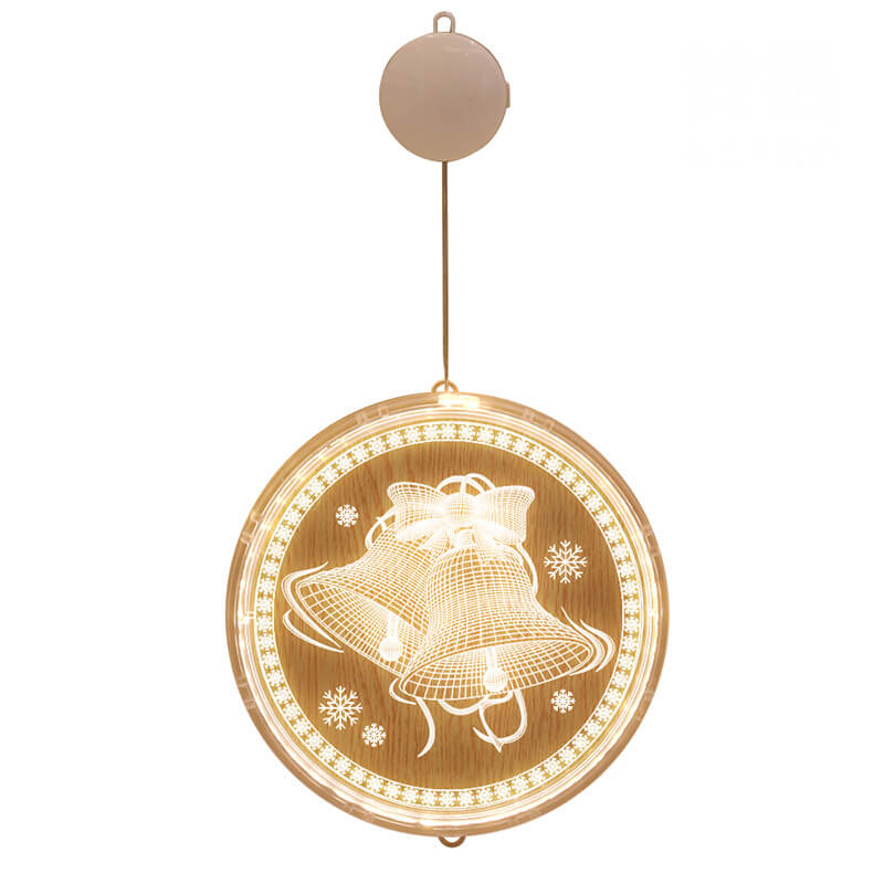 Hendrano™ Acrylic LED Christmas Window Light with Suction Cup