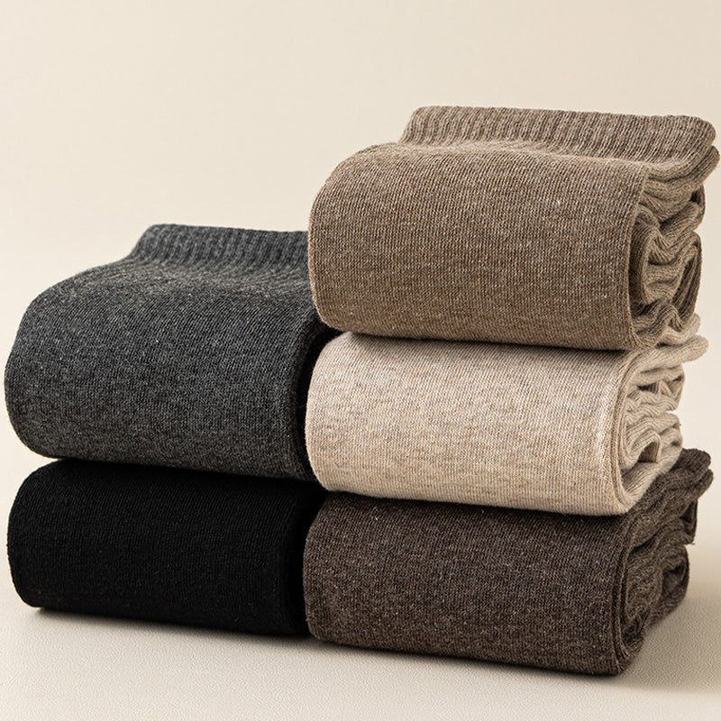 Thick Cotton High Socks for Warm Feet, Hiking and Home