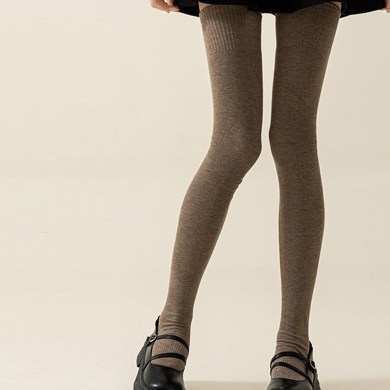 Thick Cotton High Socks for Warm Feet, Hiking and Home
