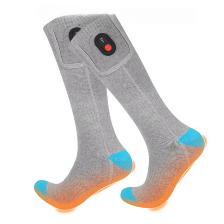 Hendrano™ USB Rechargeable Heated Socks with Toe and Sole Warmth
