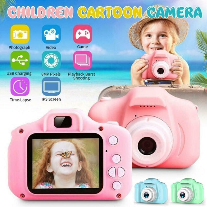 Retro Mini Digital Camera with Full HD Video and 2" Screen