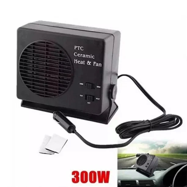 Hendrano™ Portable 12V Car Heater &amp; Fan, 150–300W Ceramic