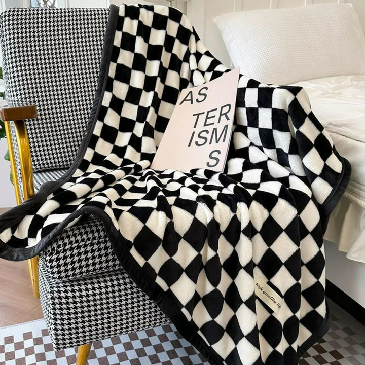 Soft Flannel Throw Blanket for Cozy Couch Nights