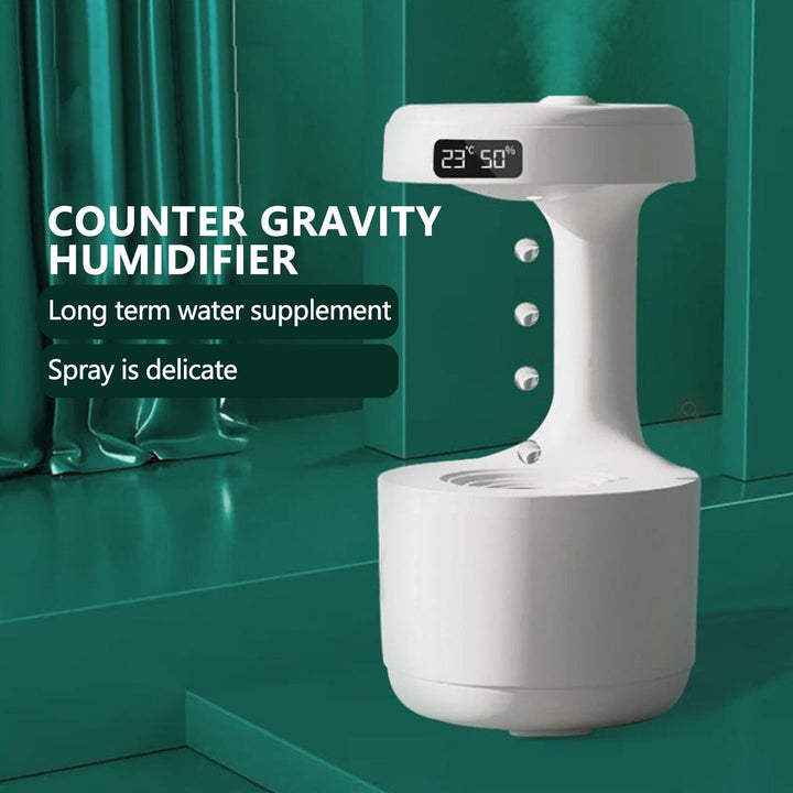 Anti-Gravity Humidifier with Floating Water Droplet Effect