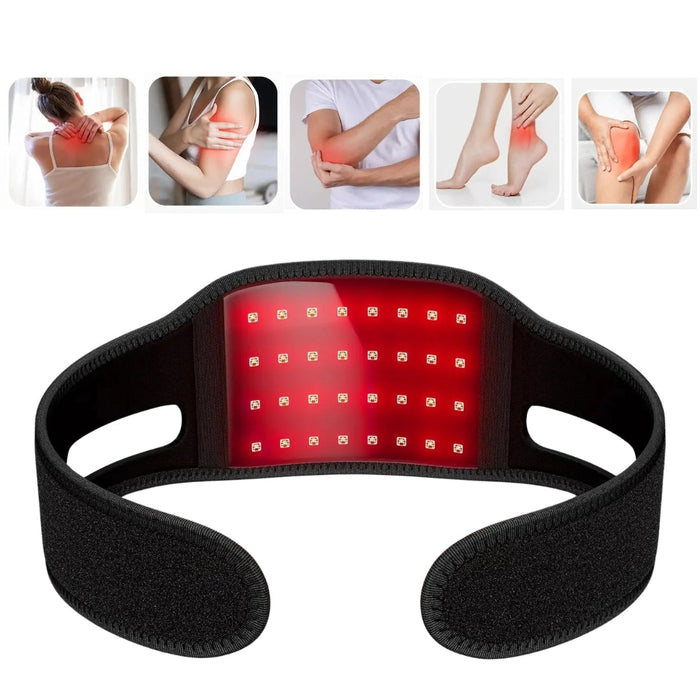 Hendrano™ Heated Neck Wrap with 24 Red & Infrared LEDs and Timer