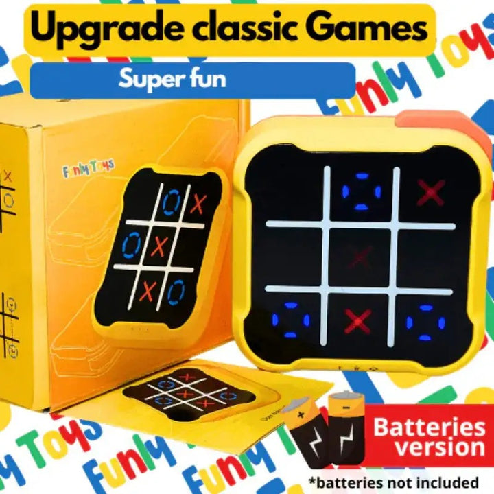 Electronic Tic-Tac-Toe Game with Nine Challenge Levels