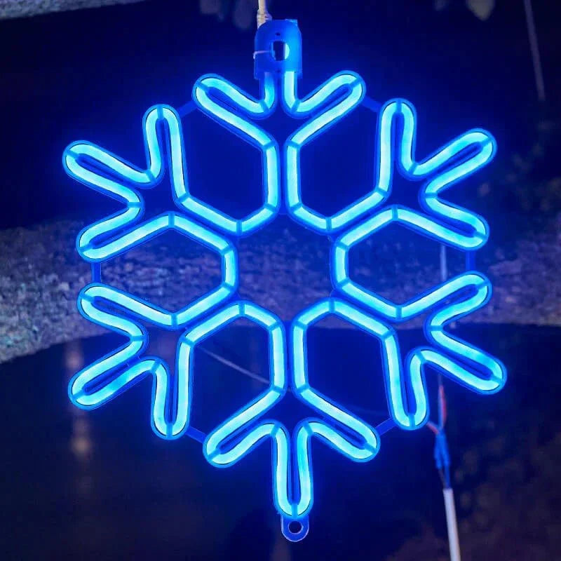 Frosted Snowflake LED Light for Indoor and Outdoor Decor