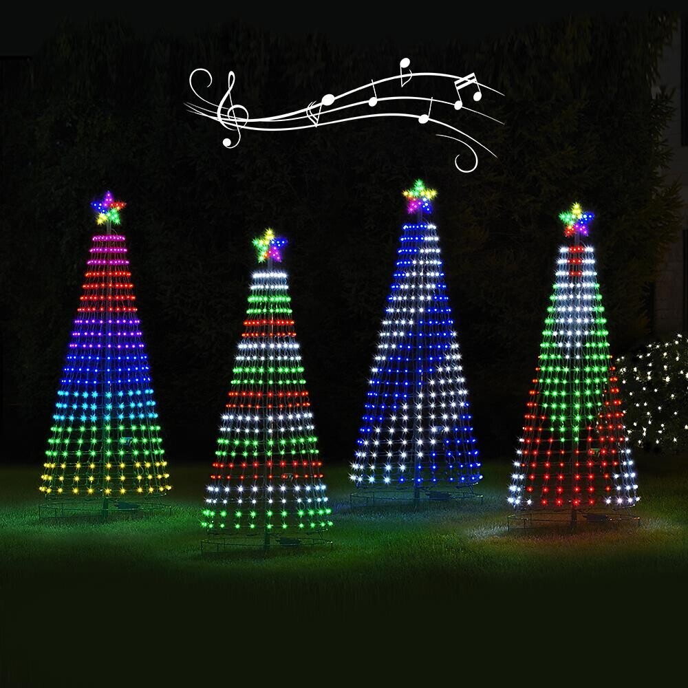 Hendrano™ Animated Multicolor LED Outdoor Christmas Tree Light Show