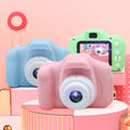 Pink cartoon kids digital camera
