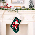 Hendrano™ Gold Velvet Patch Christmas Stocking Ornament