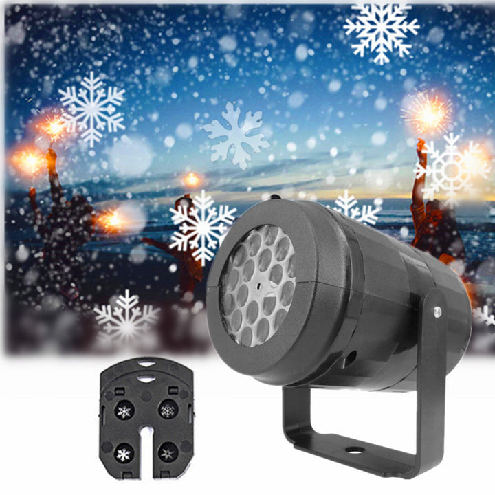 Hendrano™ Christmas Snowflake Projector with 16 Festive Patterns