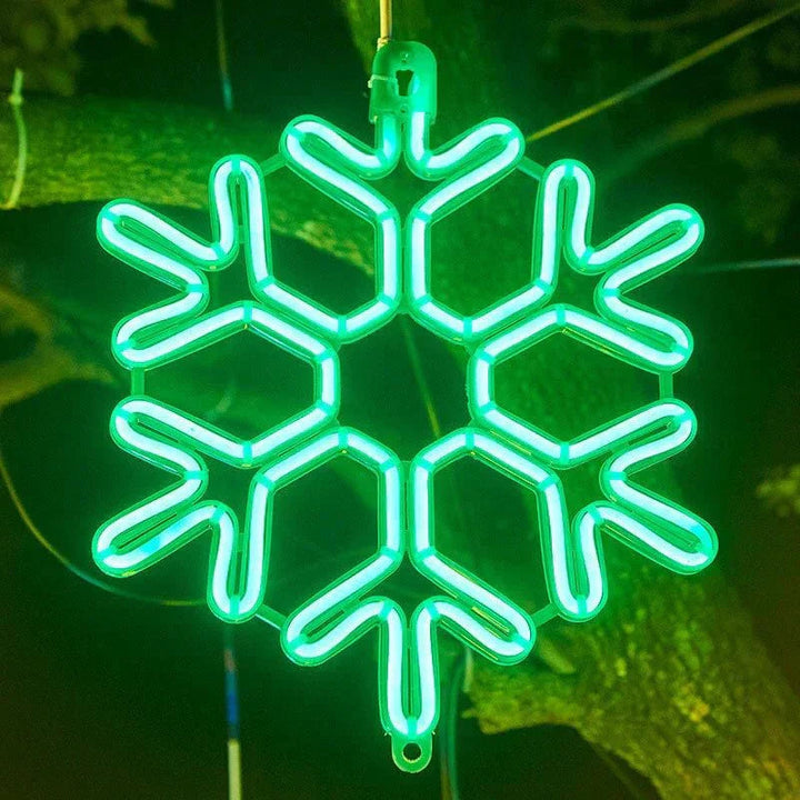 Frosted Snowflake LED Light for Indoor and Outdoor Decor