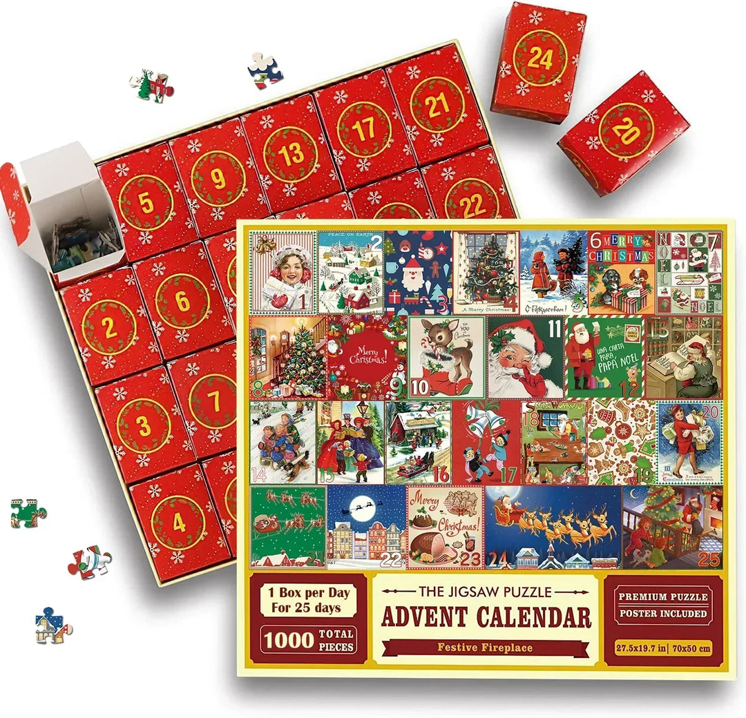 Christmas Jigsaw Puzzles Advent Calendar  - Christmas Gift